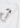Picture of Mayoral Mini Girls Sequin Umbrella T-shirt - Cream