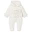 Picture of Sofija Baby Princess Front Opening Padded Pramsuit - Ivory