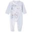 Picture of Sofija Baby Boys Traveller Front Opening Babygrow - Blue