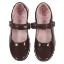 Picture of Lelli Kelly Classic School Dolly Shoe F Fit - Brown Patent