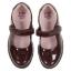Picture of Lelli Kelly Jolie Front Bow School Shoe - Brown Patent 