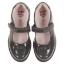 Picture of Lelli Kelly Jolie Front Bow School Shoe - Grey Patent