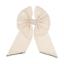 Picture of Caramelo Kids Girls Large Diamante Trim Hair Bow with Clip - Mink Beige