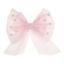 Picture of Caramelo Kids Girls Large Tulle & Pearls Hair Bow with Clip - Pink