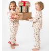 Picture of Caramelo Kids Boys To Santa Brushed Cotton Christmas Pyjamas Set - Ivory Red