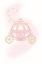 Picture of First Baby Carraige Print Swaddle - Pink 