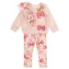 Picture of Daga Girls Pretty In Pink Sweater & Leggings Set X 2 - Pink