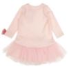 Picture of Daga Girls Pretty In Pink Drop Waist Tulle Hem Dress - Pink