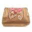 Picture of Daga Girls Pretty In Pink Bow Crossbody Bag - Gold Pink