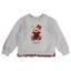 Picture of Monnalisa Girls Teddy Double Heart Sweatshirt - Grey