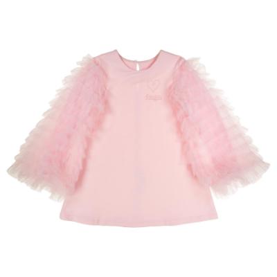 Picture of Daga Girls Ceremony & Elegance Tulle Sleeve Dress - Pink