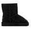 Picture of Lelli Kelly Girls Embossed Hearts & Rhinestone Sheepskin Boot - Black