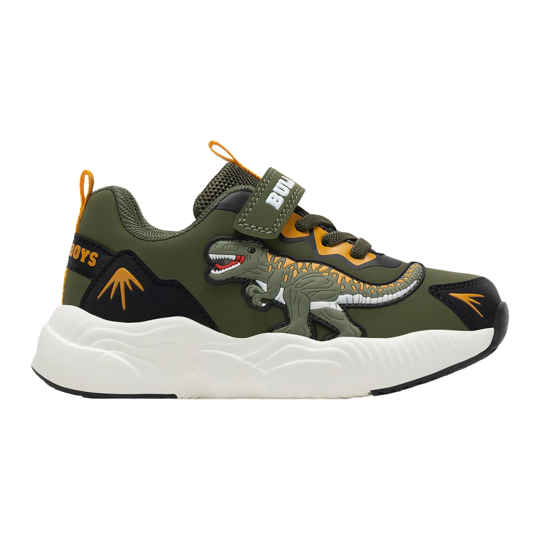 Boys green trainers 2025