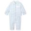 Picture of Tutto Piccolo Boys Christmas Collection Check Pyjama Set x 2 - Pale Blue