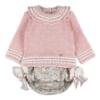 Picture of Foque Baby Girls Sweater & Liberty Jam Pants Set X 2 - Pale Pink 