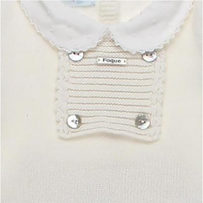Picture of Foque Baby Boys Knitted Top Legging Set X 2 - Ivory