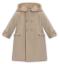 Picture of Sarah Louise Boys Traditional Winter Coat With Detachable Hood - Camel