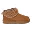 Picture of UGG Kids Classic Ultra Mini Maxi Curly Boot - Chestnut