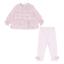 Picture of Pastels & Co Girls Cool Checks Cody Top & Leggings Set - Ivory Pink