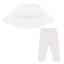 Picture of Pastels & Co Girls Bloom Beautiful Sassy Tunic & Leggings Set X 2 - Ivory Pink