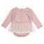 Picture of Granlei Baby Girls Knit & Lace Trim Jampant Set X 2 - Pale Pink 