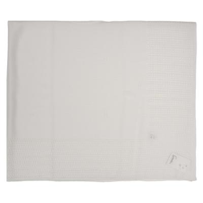 Picture of Granlei Baby Openwork Knit Shawl - Pure White