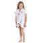 Picture of Meia Pata Girls Apples Hooded Beach Cover-up - White Red 