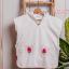 Picture of Meia Pata Boys Watermelon Towelling Poncho - White Red