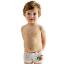 Picture of Meia Pata Boys Peaches Lycra Swim Shorts - White Peach