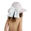 Picture of Meia Pata Girls Pink Stripes Sunny Hat - White Pink