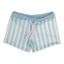 Picture of Meia Pata Boys Blue Stripes Lycra Swim Shorts - White Blue