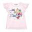 Picture of Monnalisa Girls Alice In Wonderland Floral T-shirt - Pink