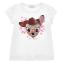 Picture of Monnalisa Girls Bambi Diamante T-shirt - White
