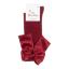 Picture of Meia Pata Extra Large Satin Bow Knee Socks - Burgundy