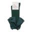 Picture of Meia Pata Extra Large Satin Bow Knee Socks - Bottle Green