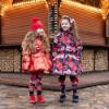Picture of A Dee From A Dee With Love Collection Riley Envelope Print Coat - Dark Navy