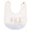 Picture of Jamiks Kids Baby boys Tibo Teddy Bib  - Ivory Blue