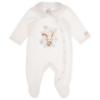 Picture of Jamiks Kids Baby Boys Robin Balloon Bunny Babygrow Hat Swaddle Set X 3 - Ivory Pale Blue 