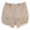 Picture of Rigola Baby Boys Organic Knit Polo Top & Shorts Set - Beige