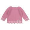 Picture of Granlei Baby Girls Soft Knit ZigZag Sweater & Pant Set X 2 - Fucsia Pink White
