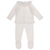 Picture of Granlei Baby Girls Soft Knit Lace Collar Sweater & Pant Set X 2 - Ivory 