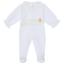 Picture of Deolinda Baby Girls Sunny Ruffle Babygrow  - White Yellow