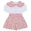 Picture of Deolinda Girls Fresh Cherry Print Blouse & Shorts Set X 2 - White Pink Red