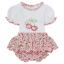 Picture of Deolinda Baby Girls Fresh Cherry Print Jampants Set x 2 - Pink Red