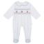 Picture of Deolinda Baby Boys Victory Smocked Boats Babygrow - White Blue Red