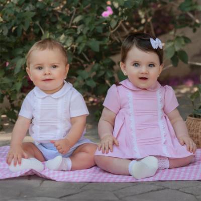 Picture of Miranda Baby Girls  Polka Dress & Panties Set X 2 - Pink