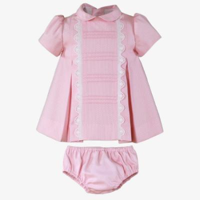 Picture of Miranda Baby Girls  Polka Dress & Panties Set X 2 - Pink