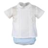 Picture of Miranda Baby Boys Polka Jampant Set X 2 - White Blue