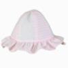Picture of Miranda Baby Girls Stripe Seersucker Sun Hat - Pink 