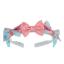 Picture of Daga Girls Magic Bow Headband - Aqua Blue Coral Pink 